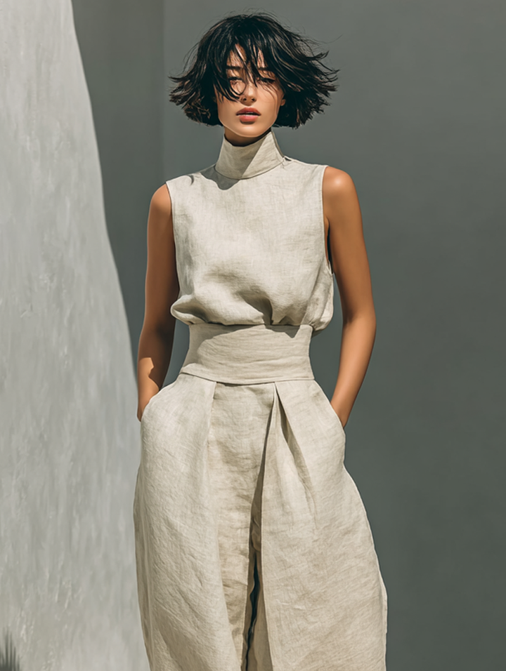MARIA | TANK TOP & WIDE-LEG PANTS SET
