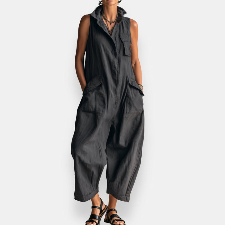 RYKER | SLEEVELESS CARGO JUMPSUIT