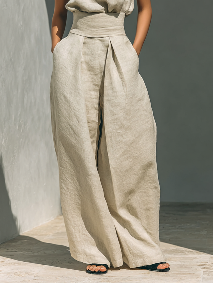 MARIA | TANK TOP & WIDE-LEG PANTS SET