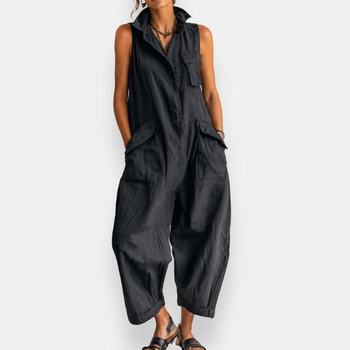 RYKER | SLEEVELESS CARGO JUMPSUIT
