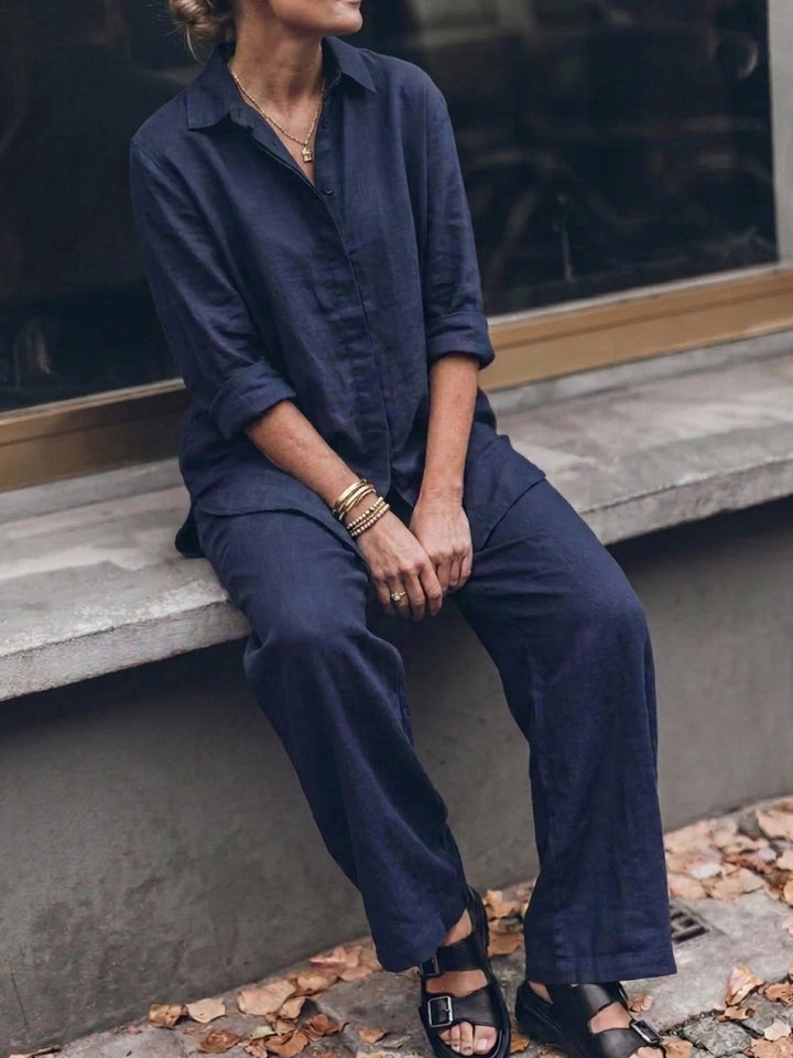 HARPER | COTTON RELAXED TWO-PIECE SET