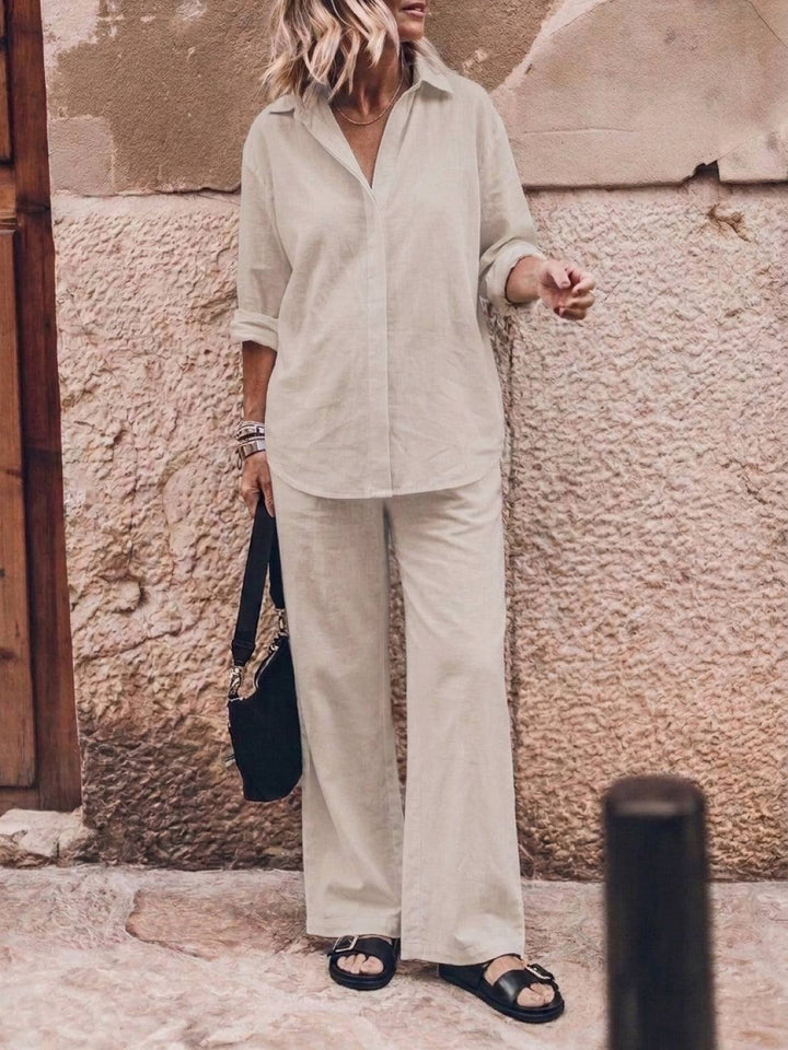 HARPER | COTTON RELAXED TWO-PIECE SET