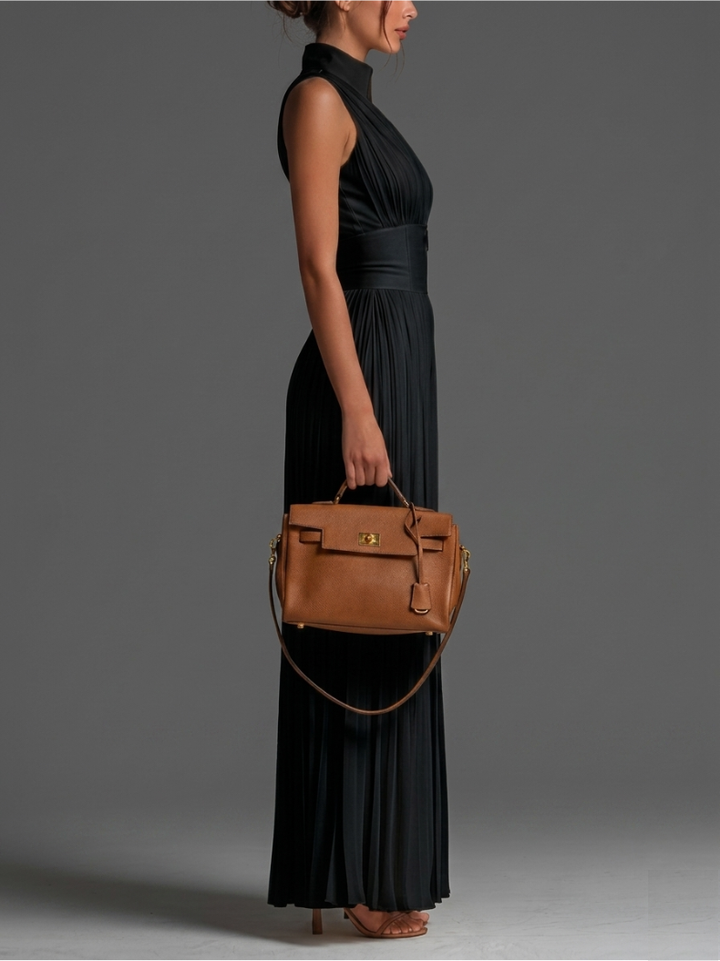 CELINE | PLEATED CHIFFON PANT SET