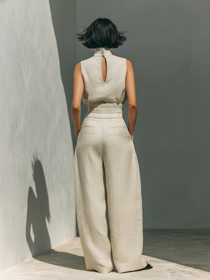 MARIA | TANK TOP & WIDE-LEG PANTS SET