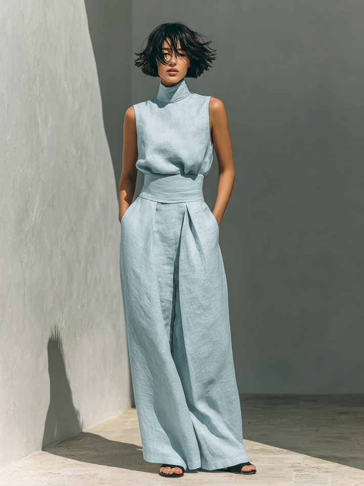 MARIA | TANK TOP & WIDE-LEG PANTS SET