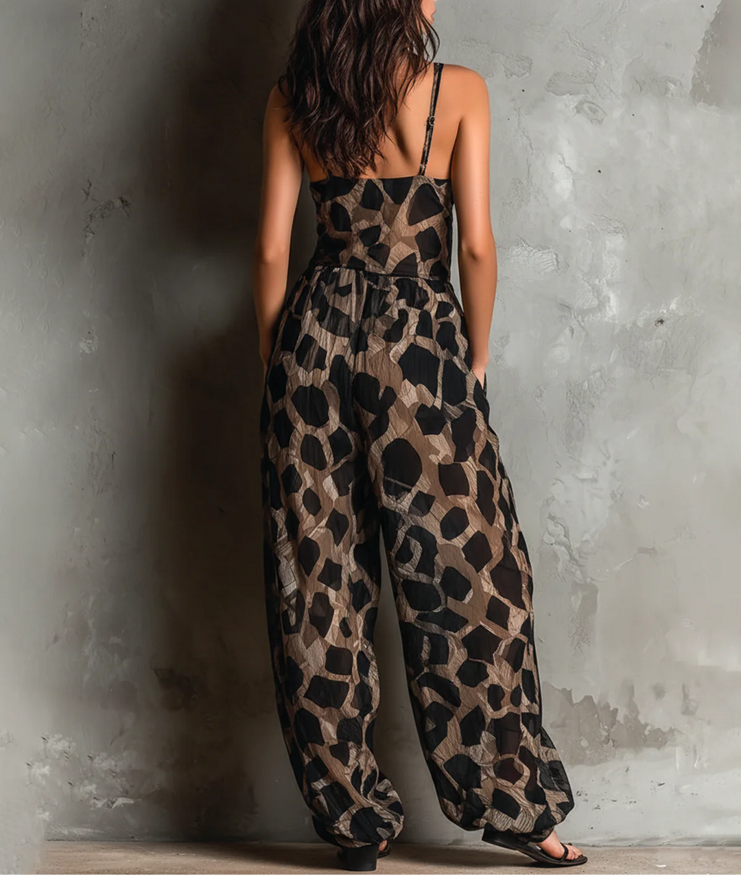 ROBERTA | ANIMAL PRINT WIDE-LEG JUMPSUIT